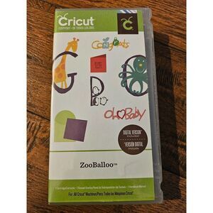 Cricut ZOOBALLOO Animal Font Boat Cartridge‎ Digital Version